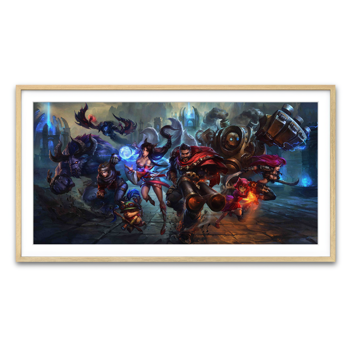 Framed Print 2x1 Natural