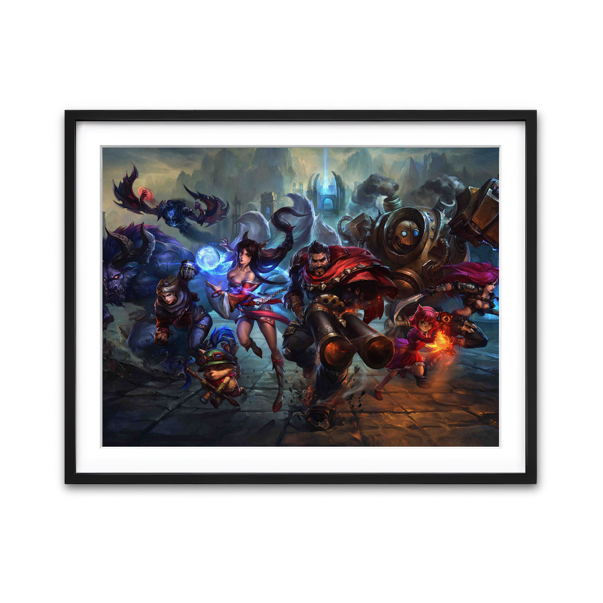 Framed Print 4x3 Black