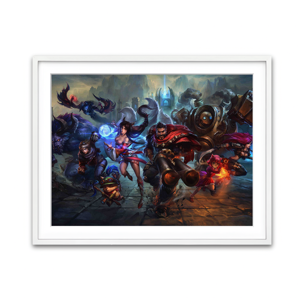 Framed Print 4x3 White