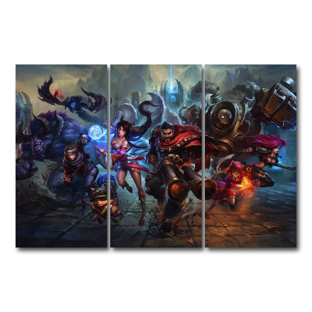 AUTO-MOCKUP WHITE | League of Legends | 3 Piece | Gallery Wrap Canvas | group=12x24