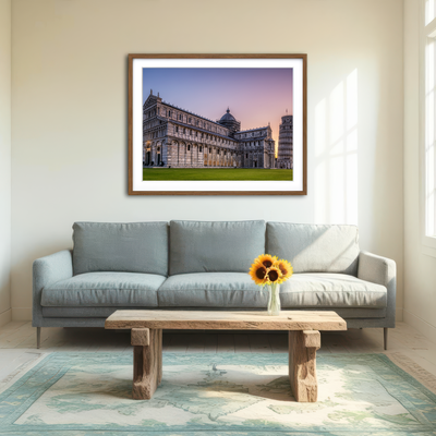 AUTO-MOCKUP ROOM | Leaning Tower of Pisa Wall Art