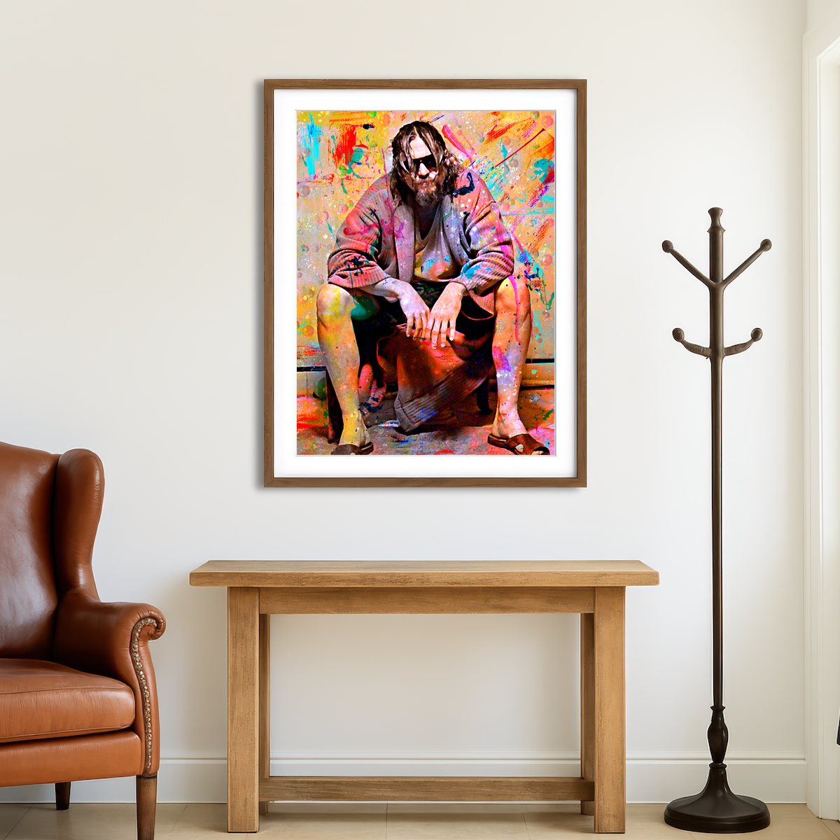 AUTO-MOCKUP ROOM | Lebowski Toilet Colors Wall Art