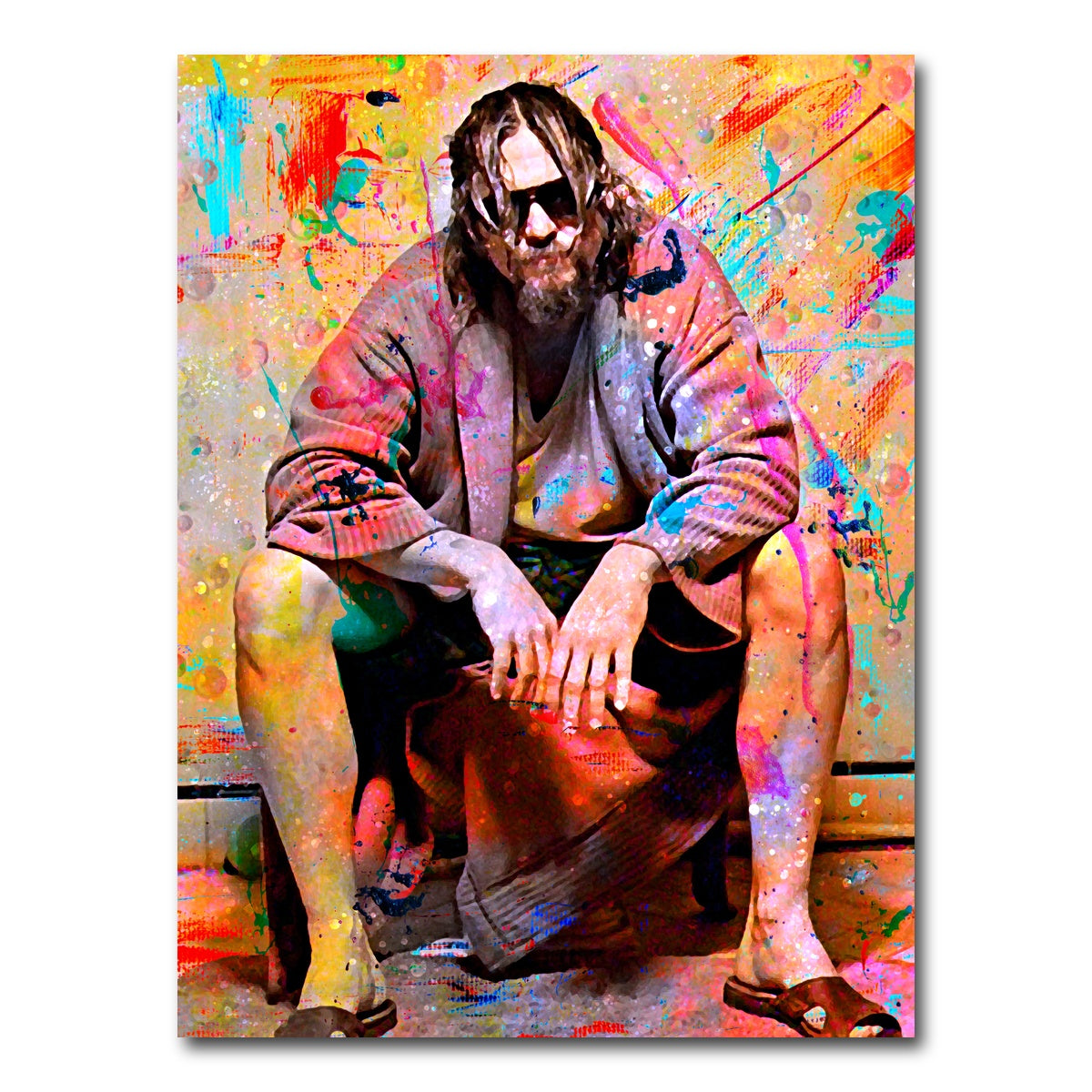 AUTO-MOCKUP WHITE | Lebowski Toilet Colors | 1 Piece | Gallery Wrap Canvas | group=3x4