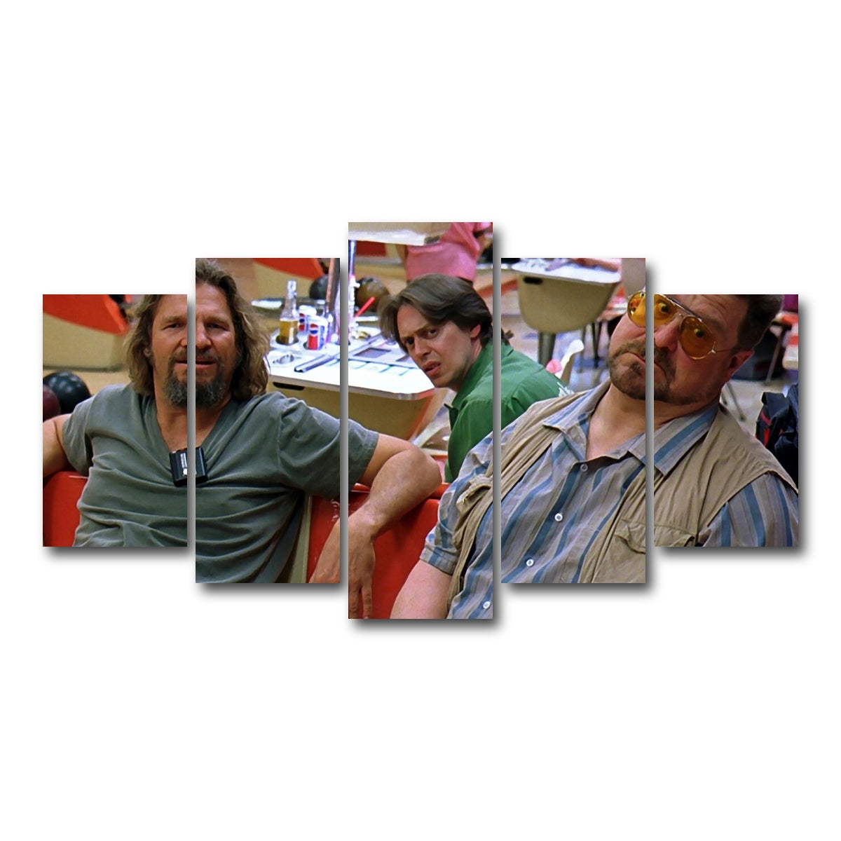 AUTO-MOCKUP WHITE | Lebowski | 5 Piece | Gallery Wrap Canvas | group=5_normal