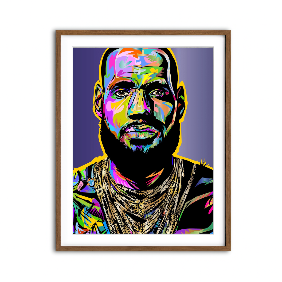 Framed Print 3x4 Walnut