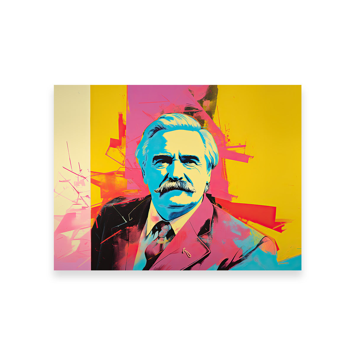 Lech Wałęsa - Warhol Style Wall Art
