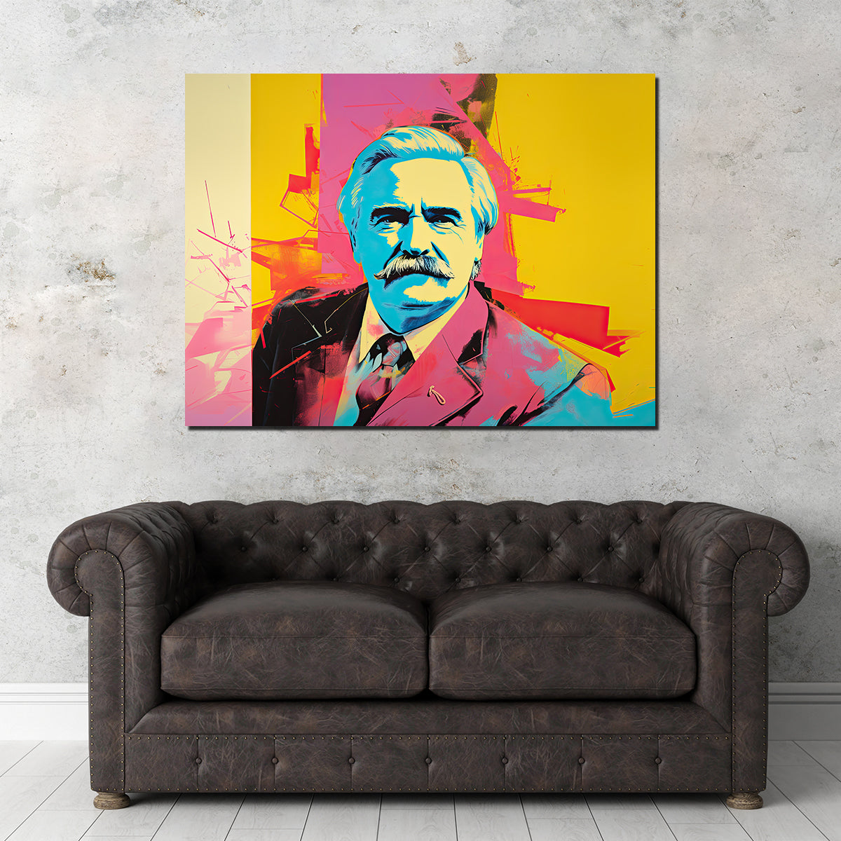 Lech Wałęsa - Warhol Style Wall Art