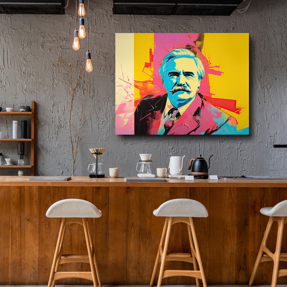 Lech Wałęsa - Warhol Style Wall Art