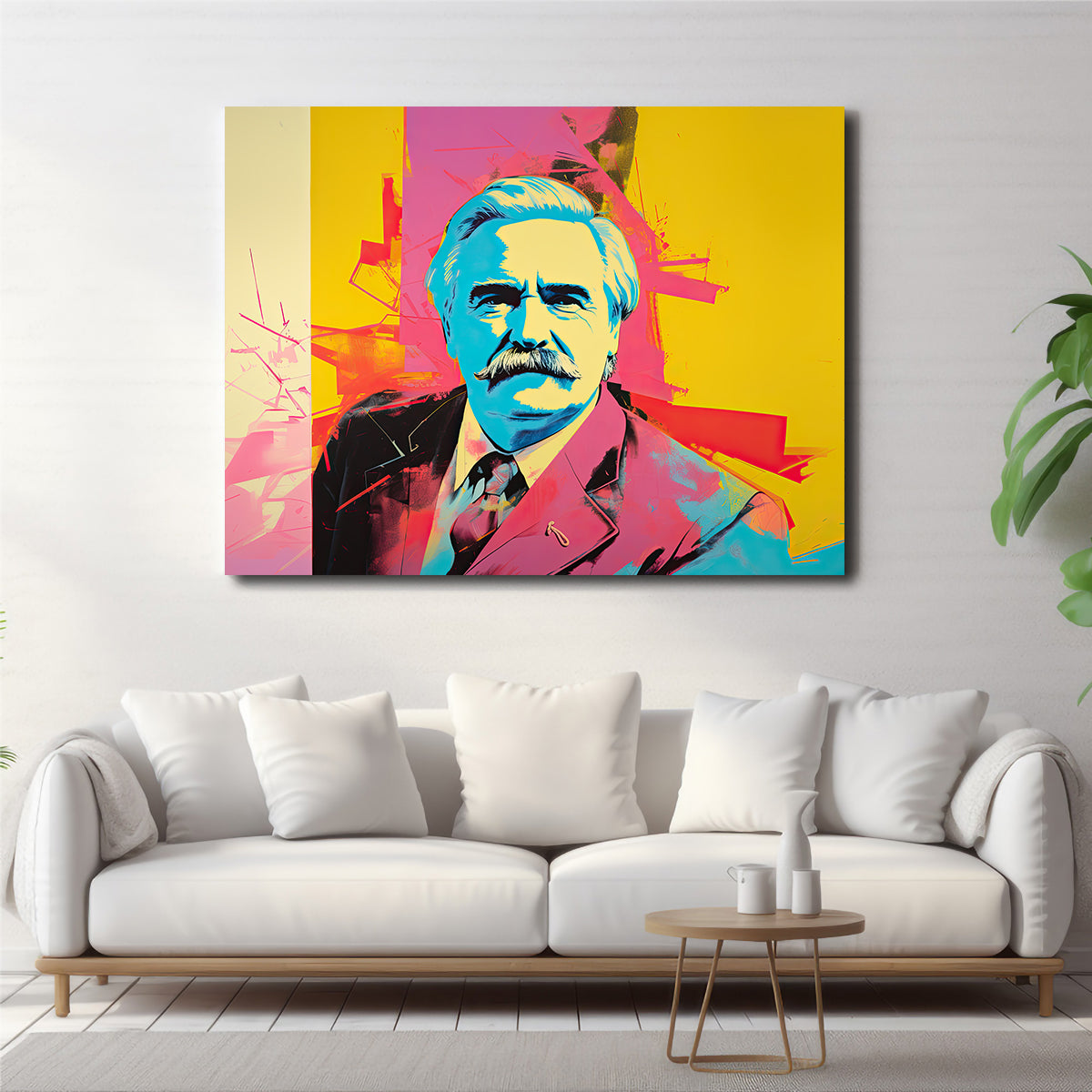 Lech Wałęsa - Warhol Style Wall Art