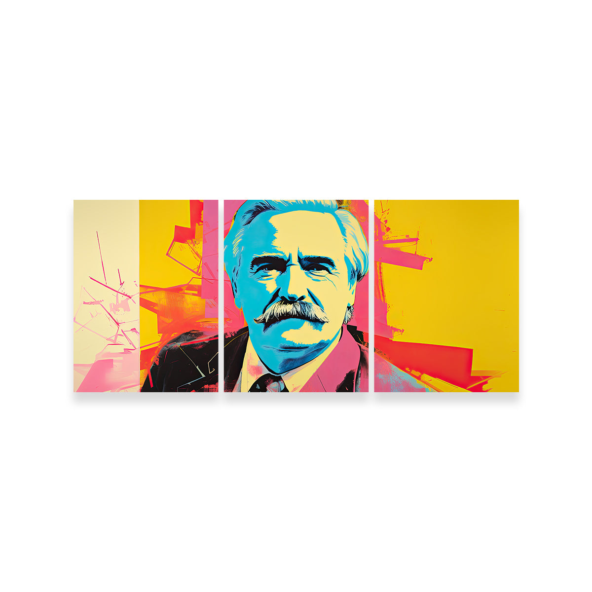 Lech Wałęsa - Warhol Style Wall Art