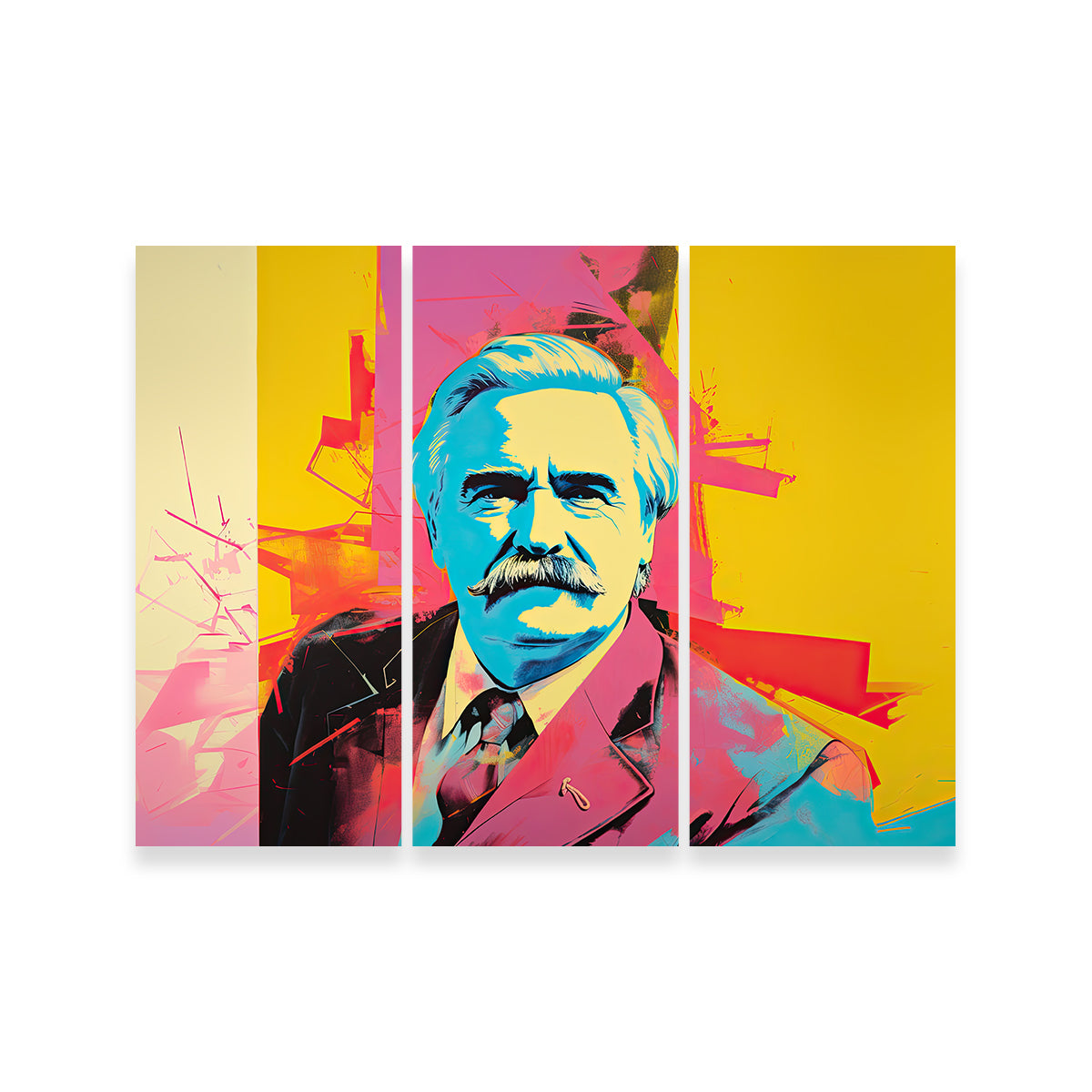 Lech Wałęsa - Warhol Style Wall Art