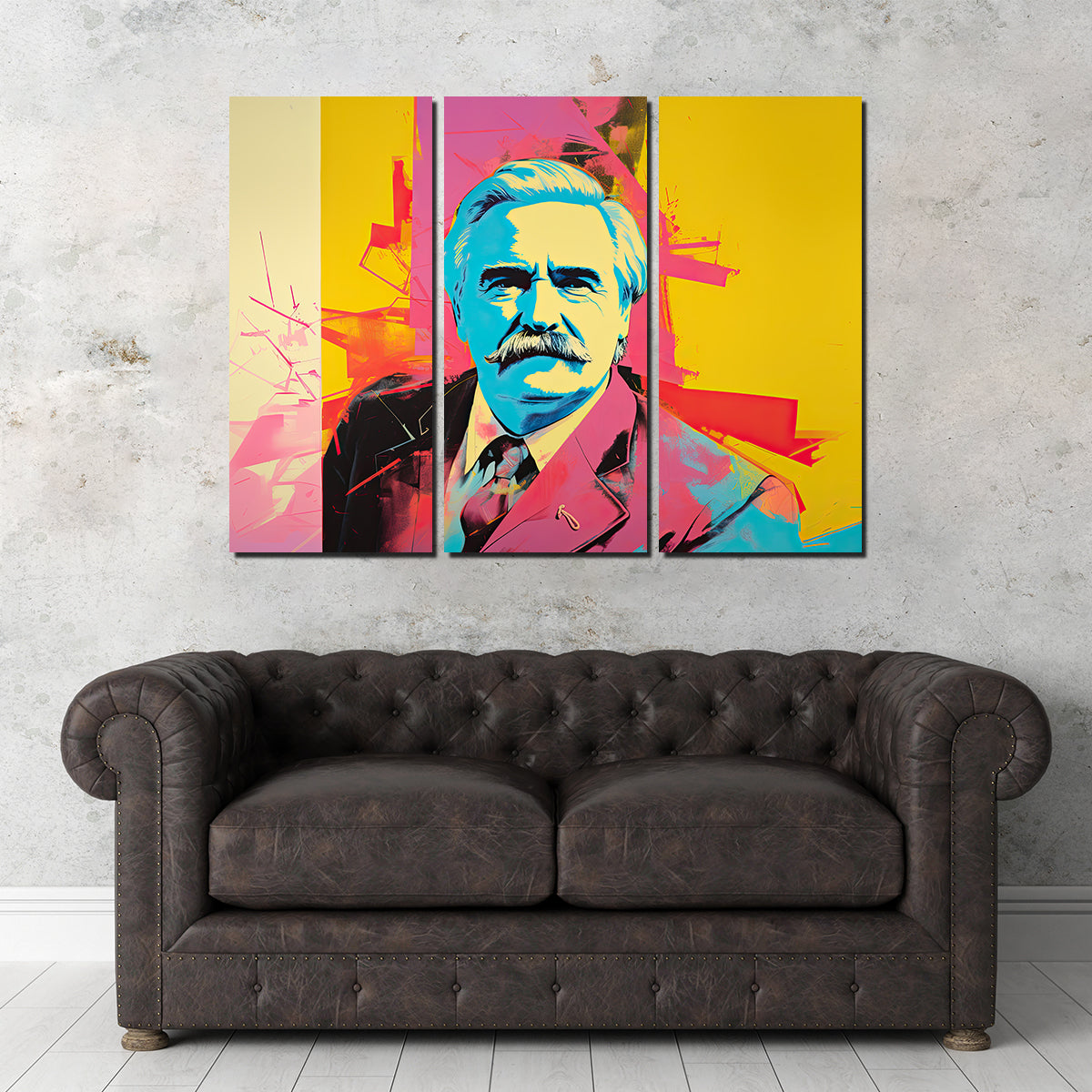 Lech Wałęsa - Warhol Style Wall Art