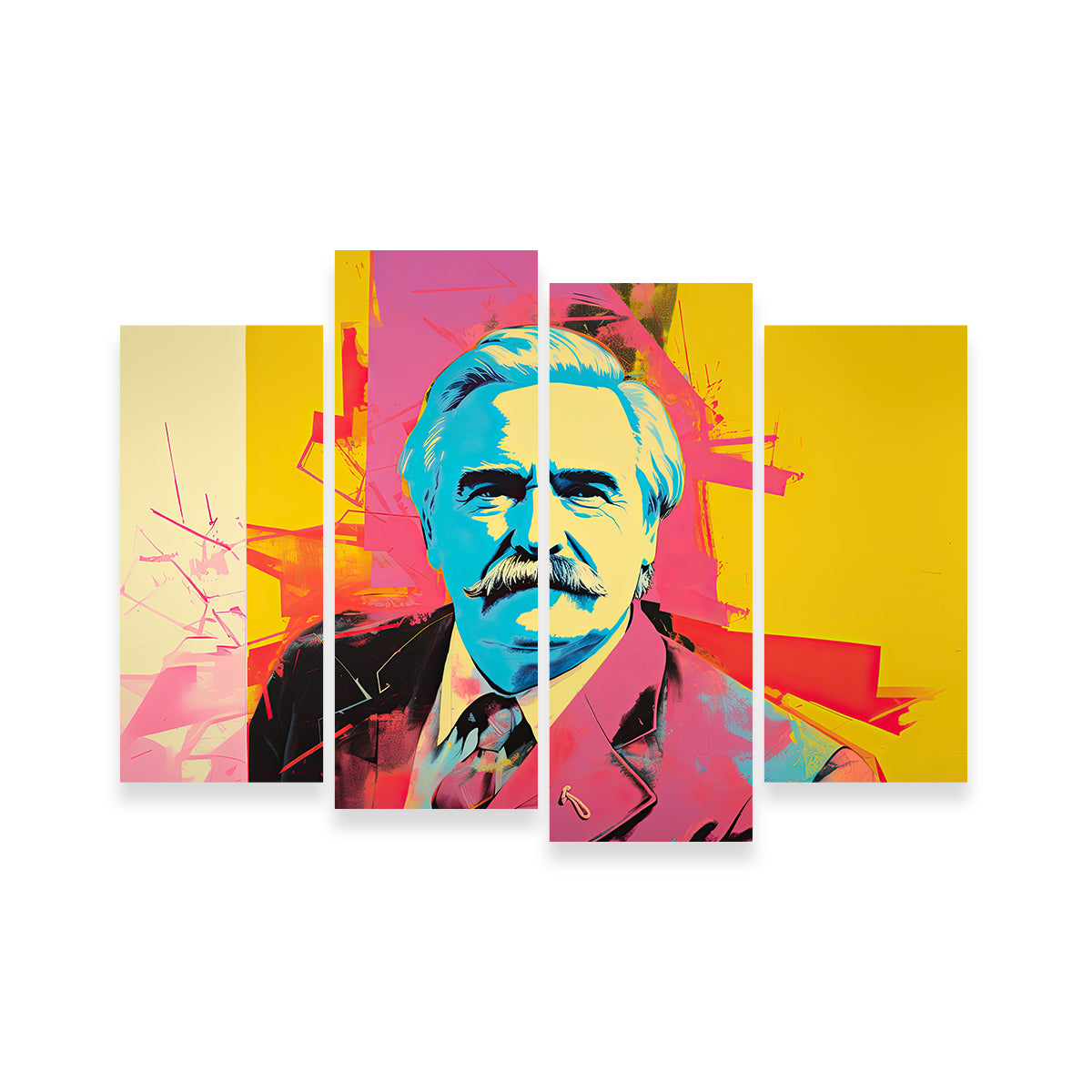 Lech Wałęsa - Warhol Style Wall Art