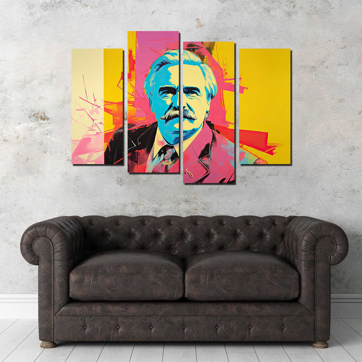 Lech Wałęsa - Warhol Style Wall Art