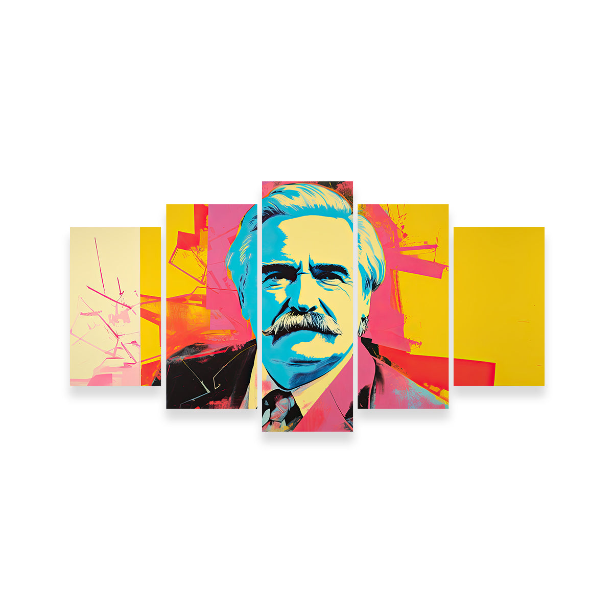 Lech Wałęsa - Warhol Style Wall Art