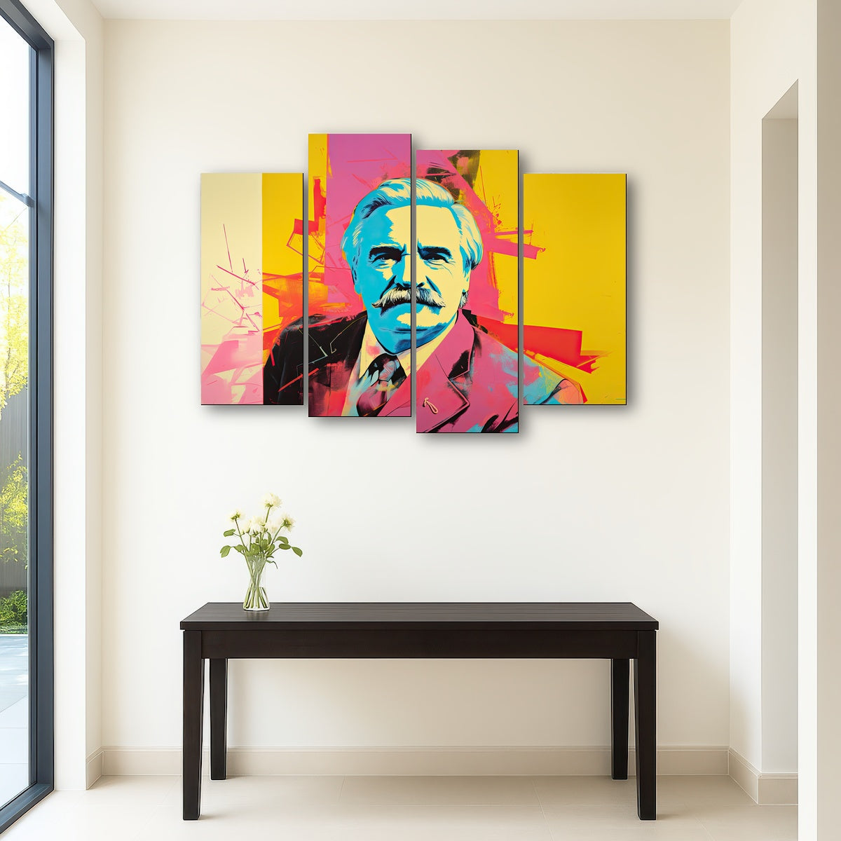 AUTO-MOCKUP ROOM | Lech Walesa - Warhol Style