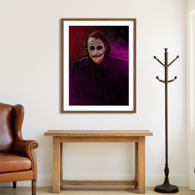 AUTO-MOCKUP ROOM | Ledger Joker Wall Art