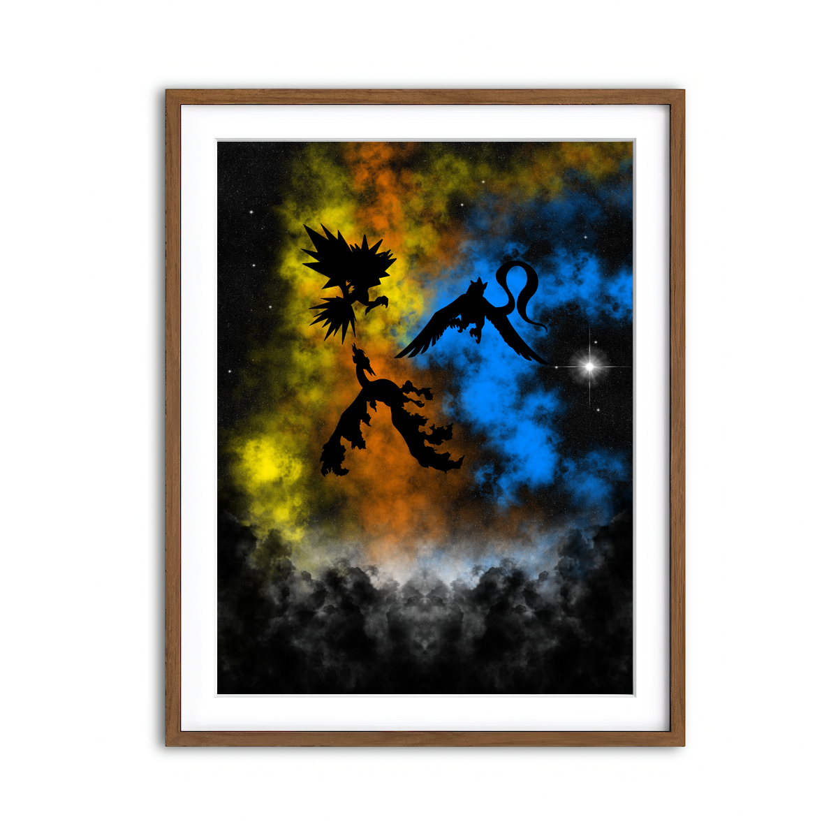 Framed Print 3x4 Walnut