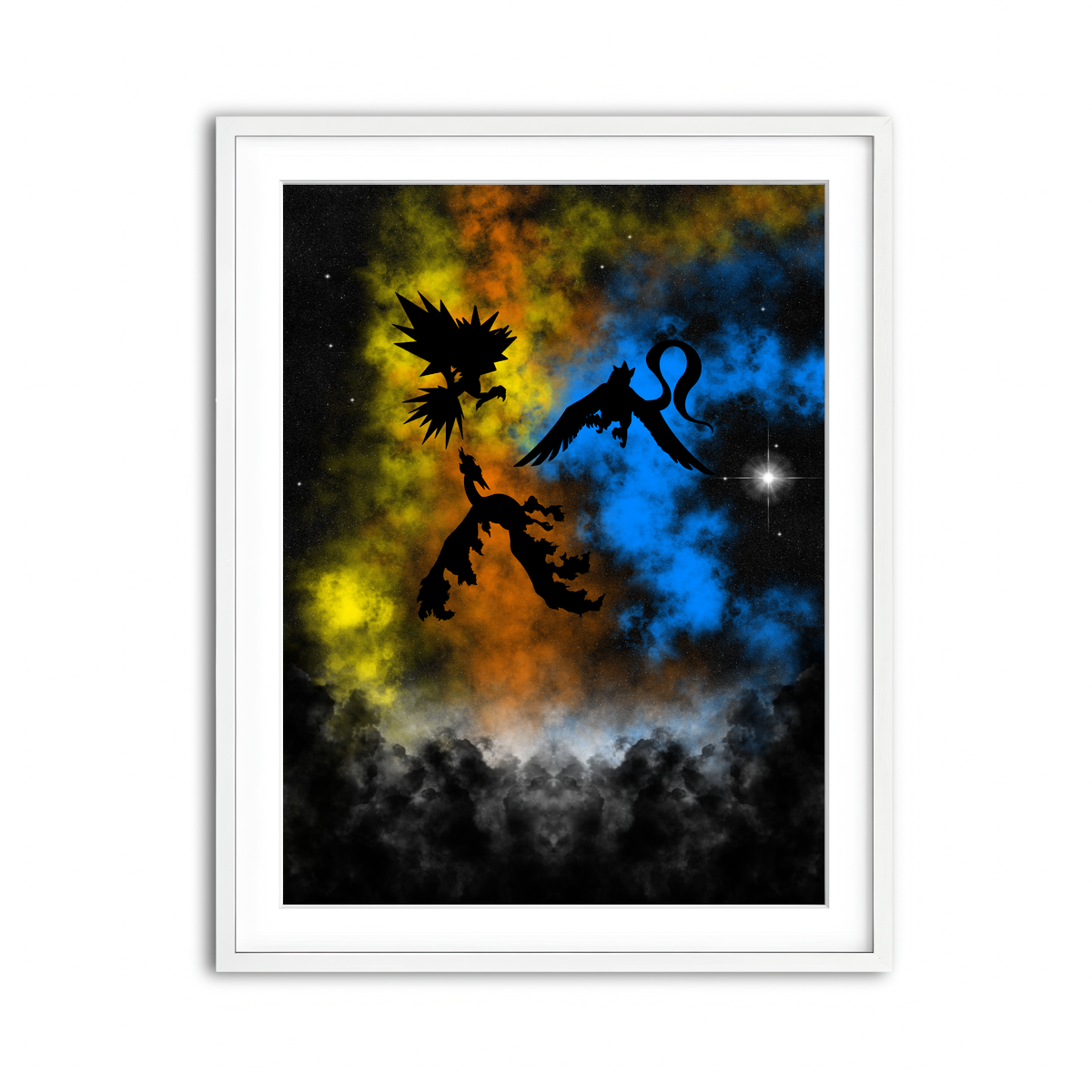 Framed Print 3x4 White