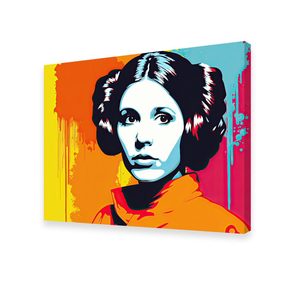 Leia Warhol Style Wall Art