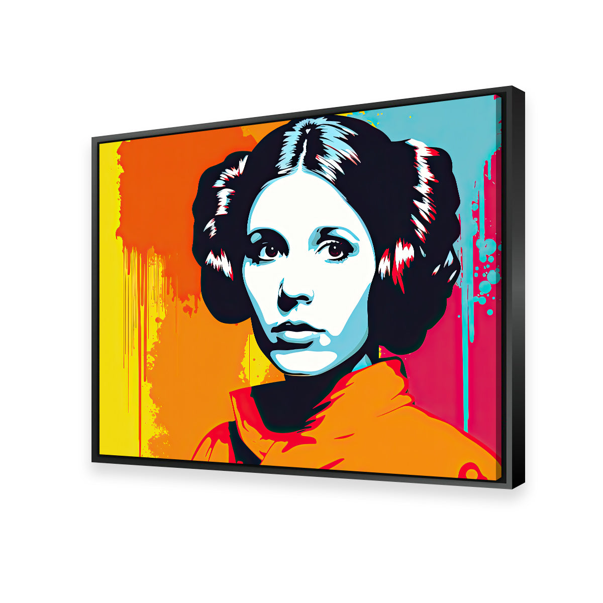 Leia Warhol Style Wall Art
