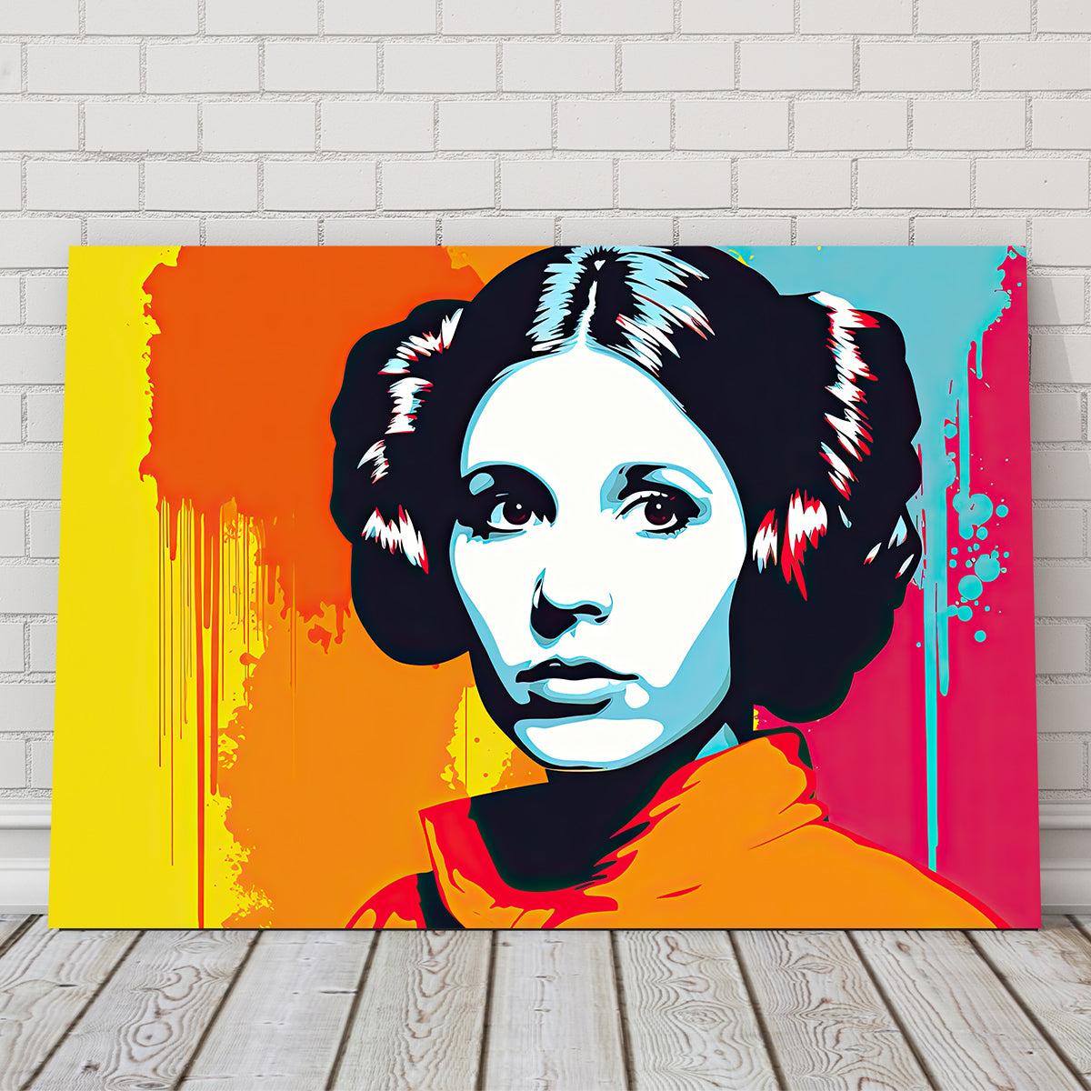 Leia Warhol Style Wall Art