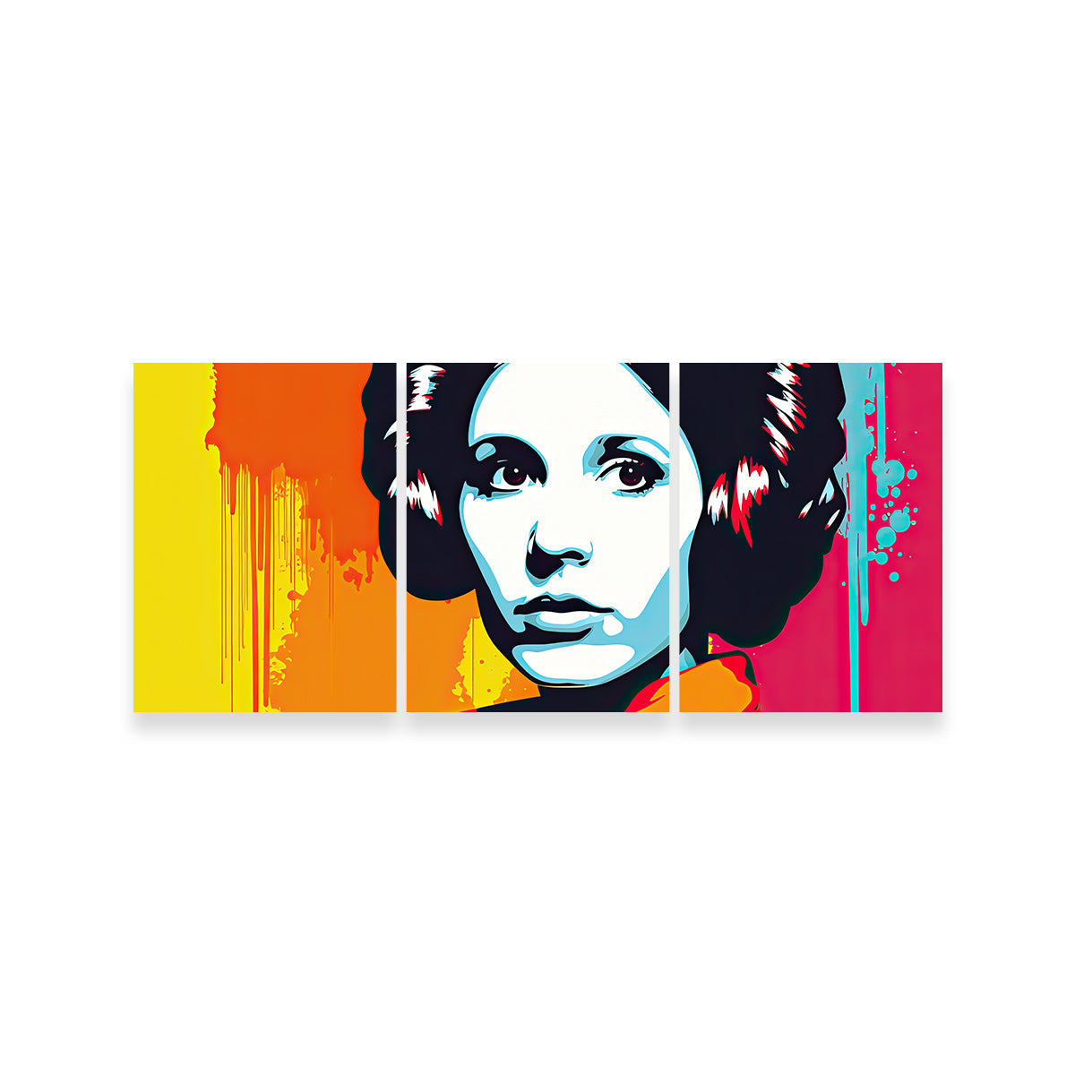 Leia Warhol Style Wall Art