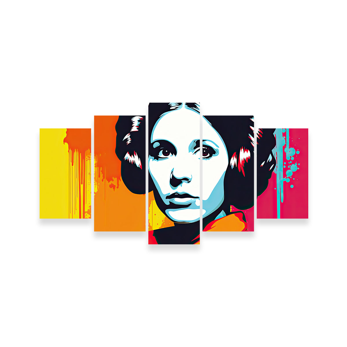 Leia Warhol Style Wall Art