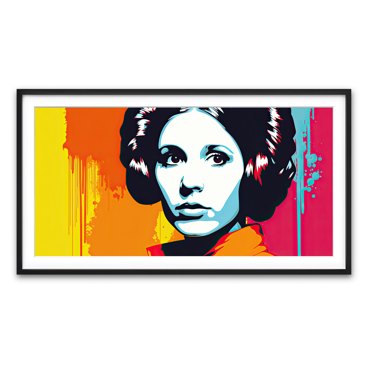 Framed Print 2x1 Black