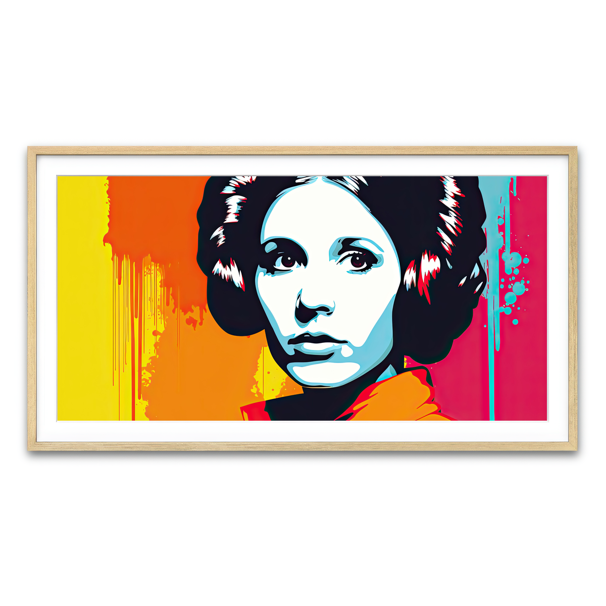 Framed Print 2x1 Natural