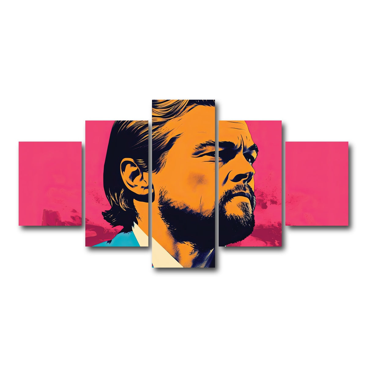 AUTO-MOCKUP WHITE | Leo In The Wolf Skin | 5 Piece | Gallery Wrap Canvas | group=5_short