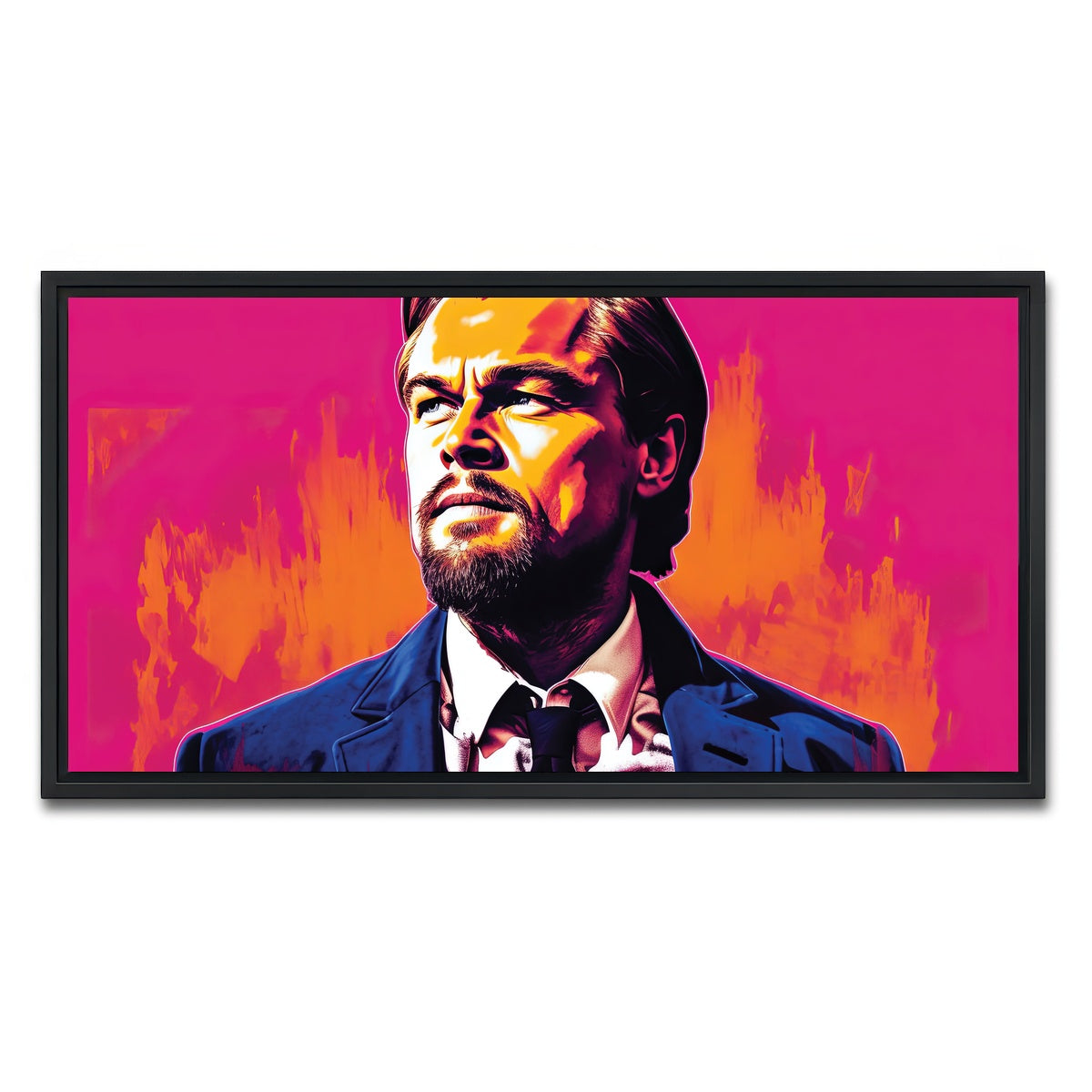 AUTO-MOCKUP WHITE | Leo goes on and on | 1 Piece | Black Framed Canvas | group=2x1