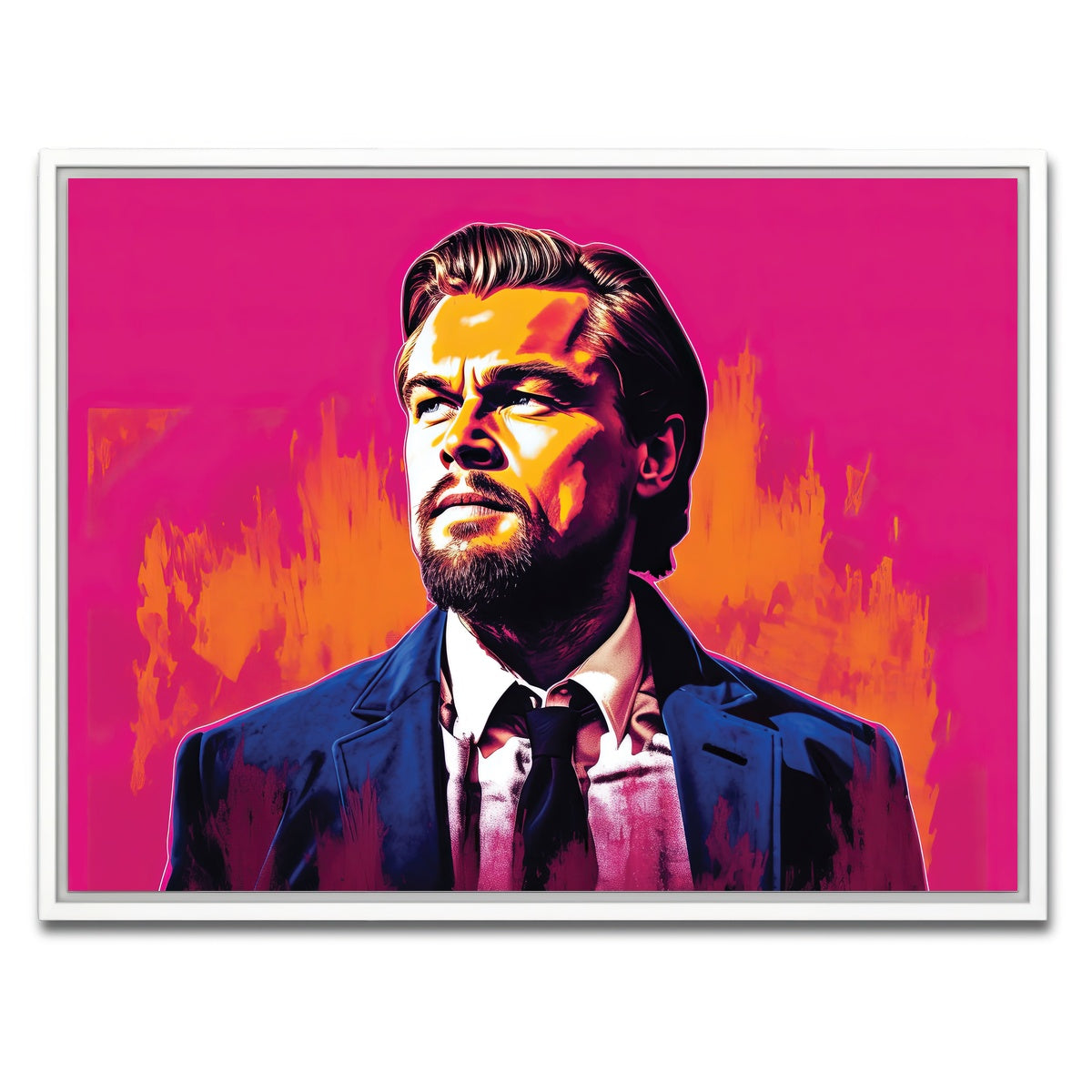 AUTO-MOCKUP WHITE | Leo goes on and on | 1 Piece | White Framed Canvas | group=4x3