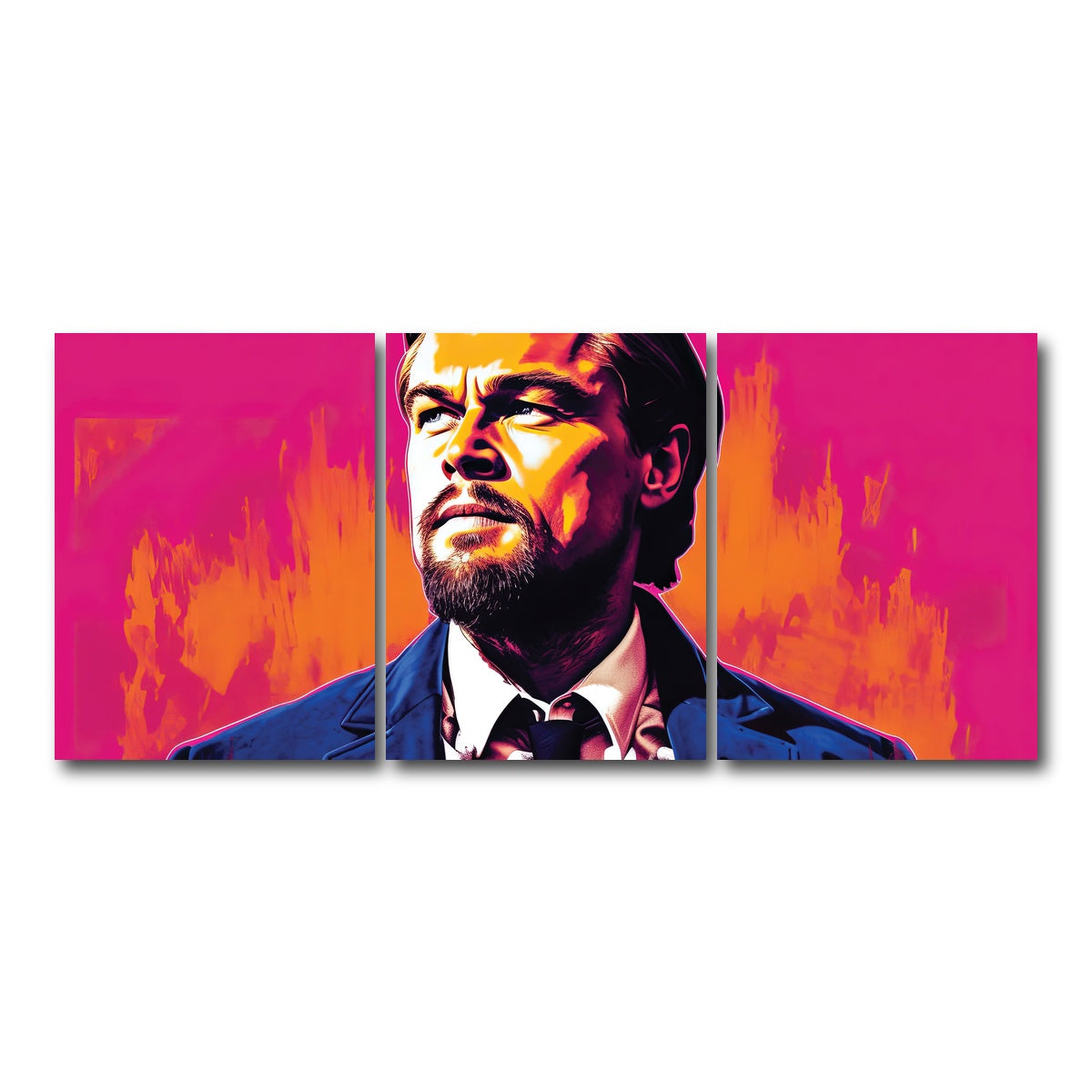 AUTO-MOCKUP WHITE | Leo goes on and on | 3 Piece | Gallery Wrap Canvas | group=18x24