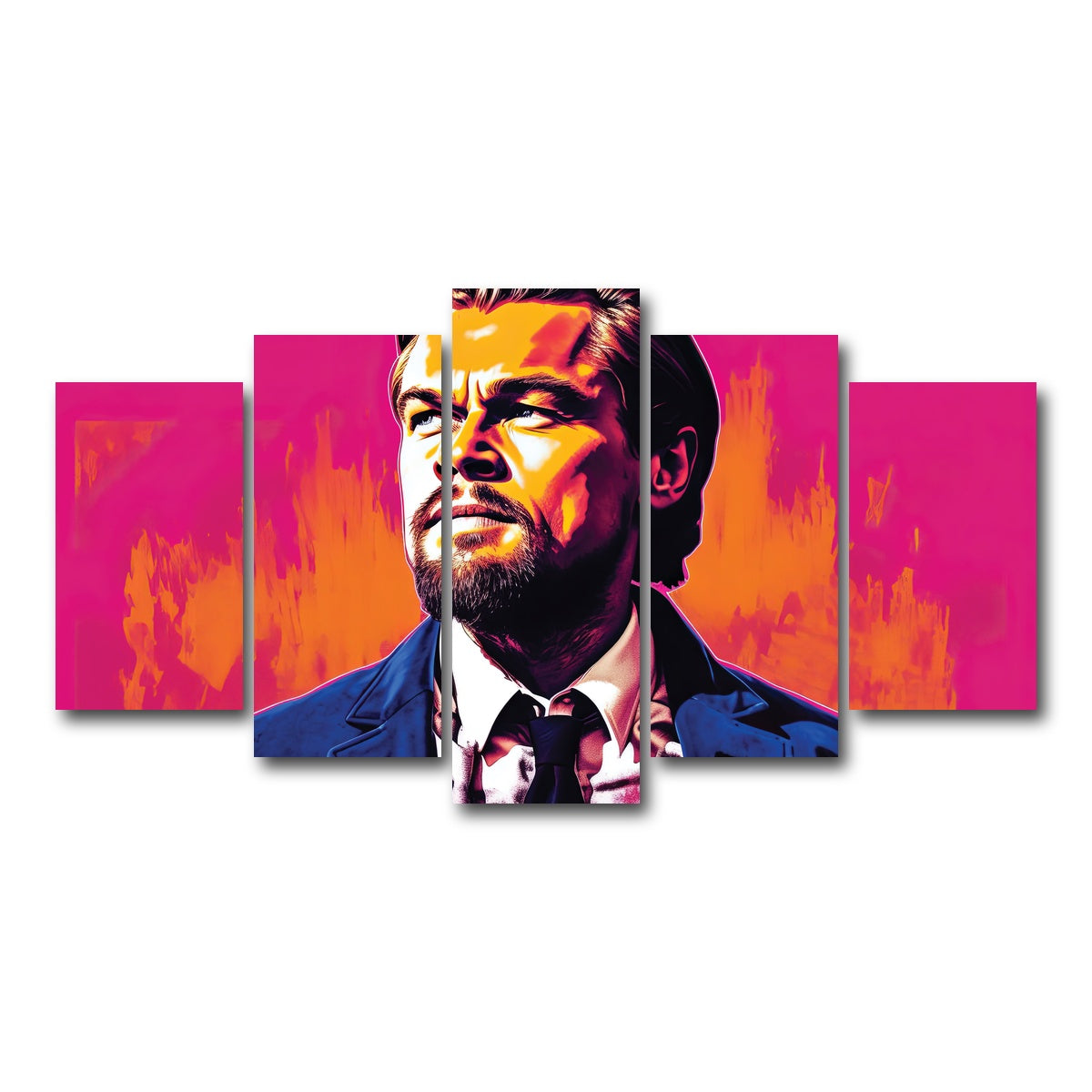 AUTO-MOCKUP WHITE | Leo goes on and on | 5 Piece | Gallery Wrap Canvas | group=5_normal