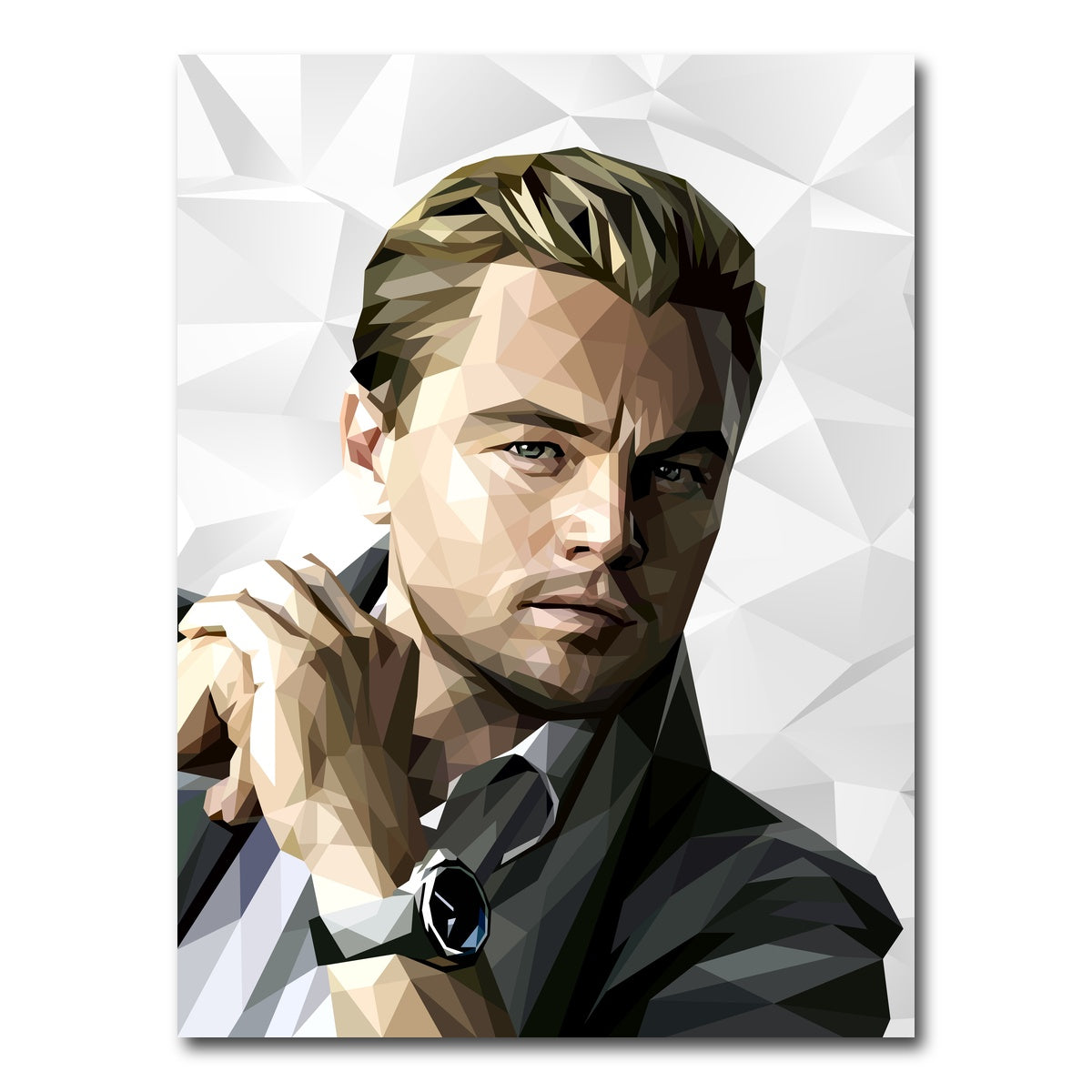 AUTO-MOCKUP WHITE | Leonardo DiCaprio | 1 Piece | Gallery Wrap Canvas | group=3x4