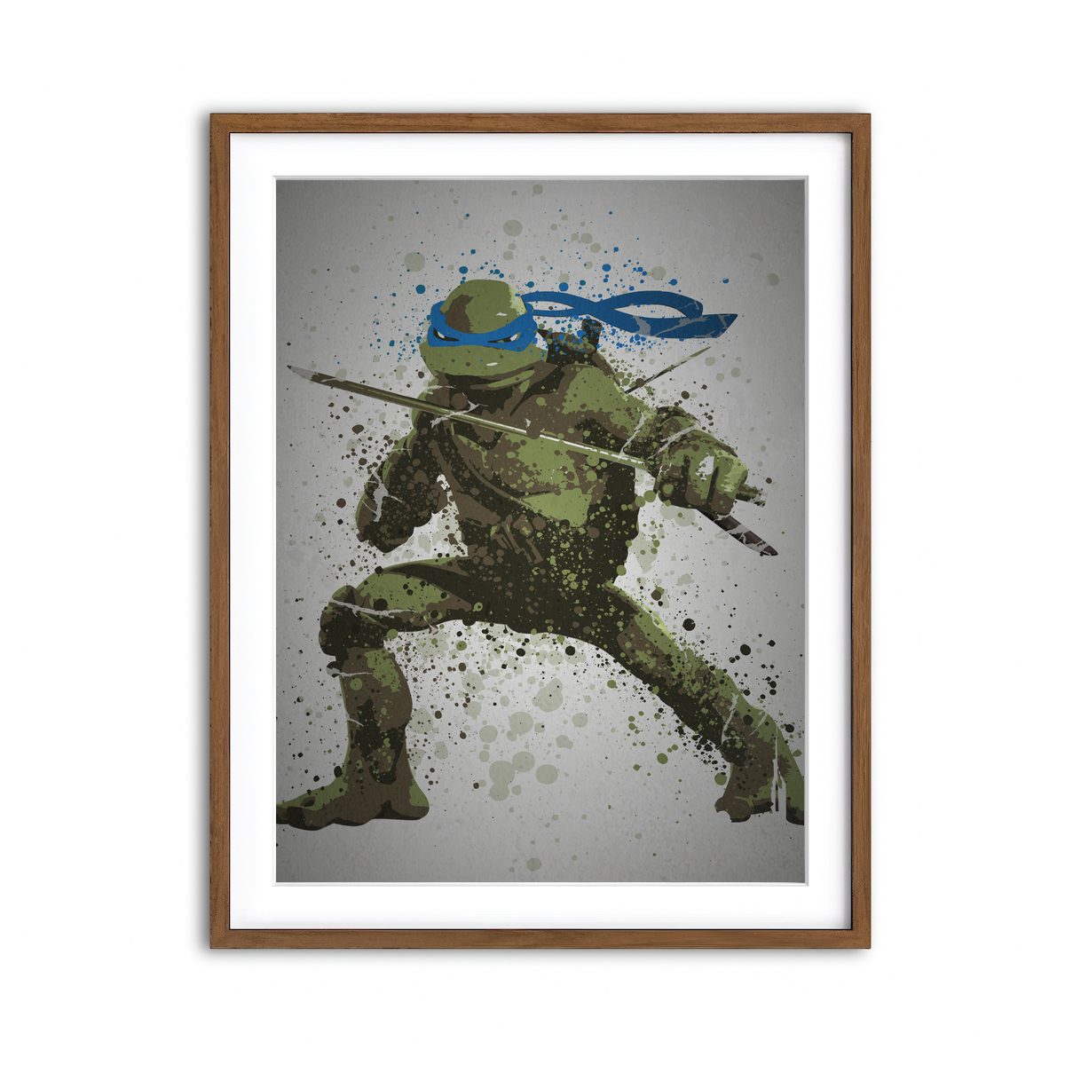 Framed Print 3x4 Walnut