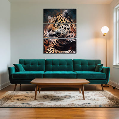 AUTO-MOCKUP ROOM | Leopard Painting