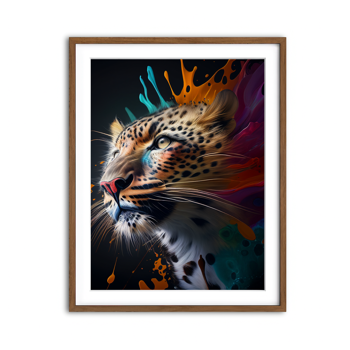 Framed Print 3x4 Walnut