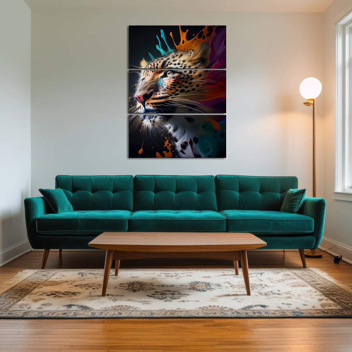 AUTO-MOCKUP ROOM | Leopard Portrait