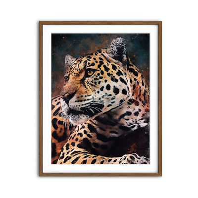 Framed Print 3x4 Walnut