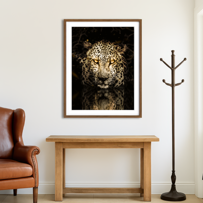 AUTO-MOCKUP ROOM | Leopard Wall Art
