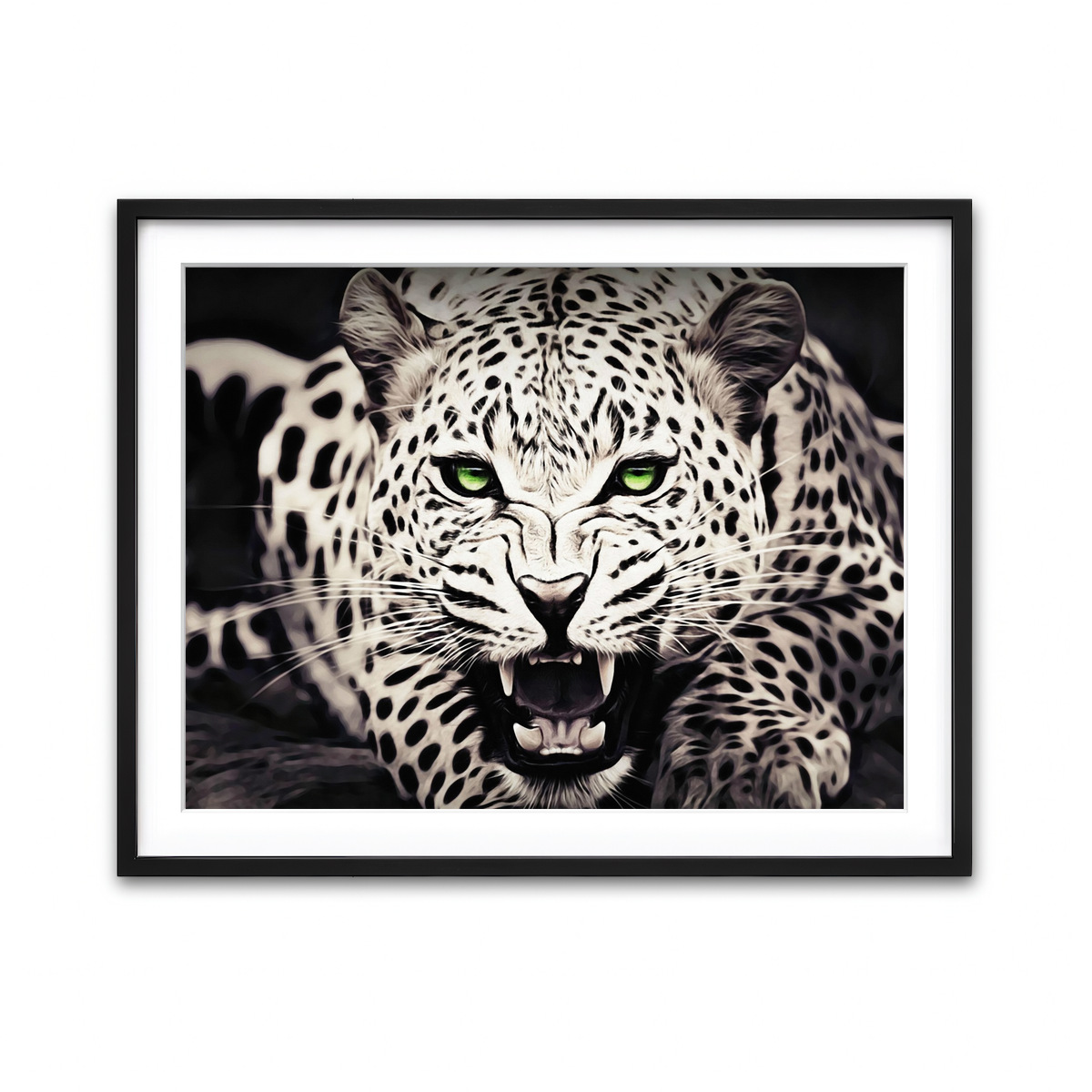 Framed Print 4x3 Black