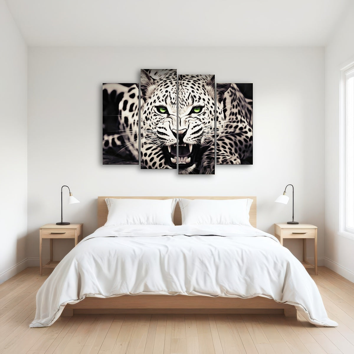 AUTO-MOCKUP ROOM | Leopard with Green Eyes