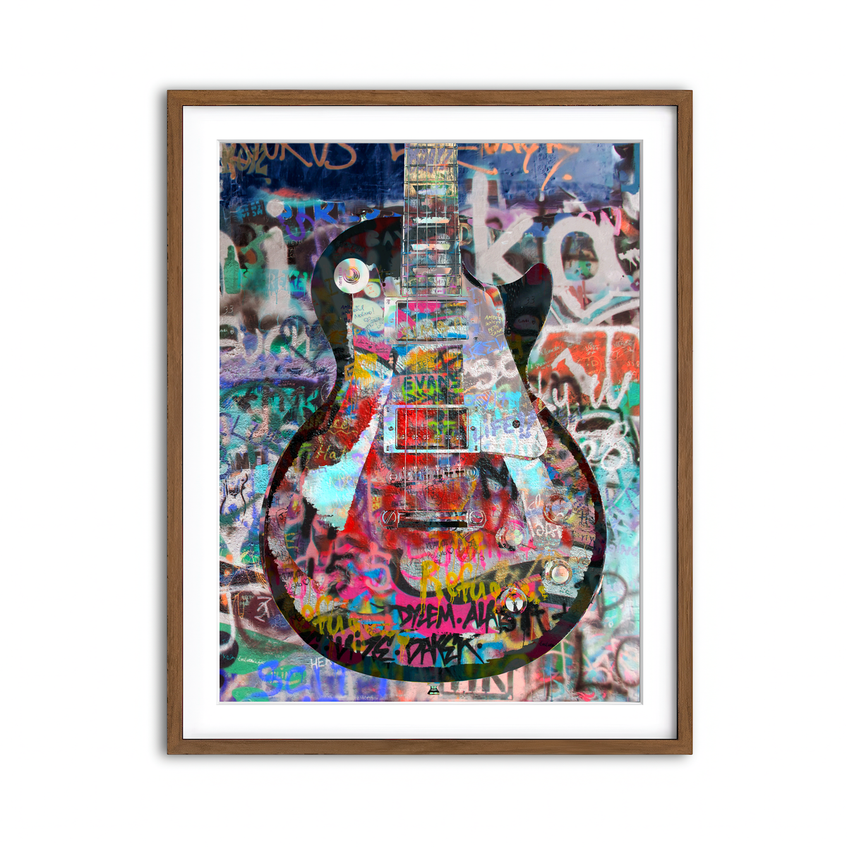 Framed Print 3x4 Walnut