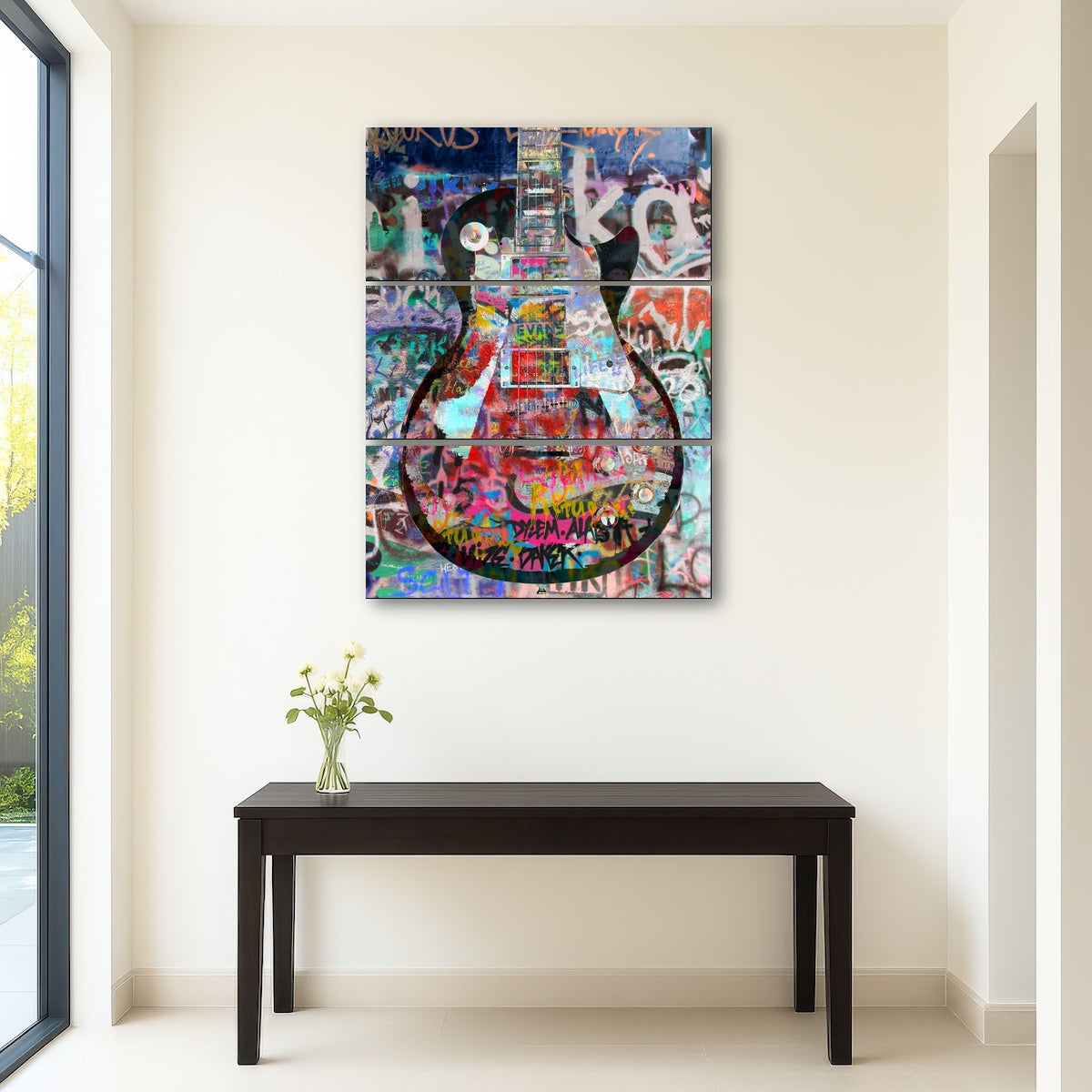 AUTO-MOCKUP ROOM | Les Paul Graffiti