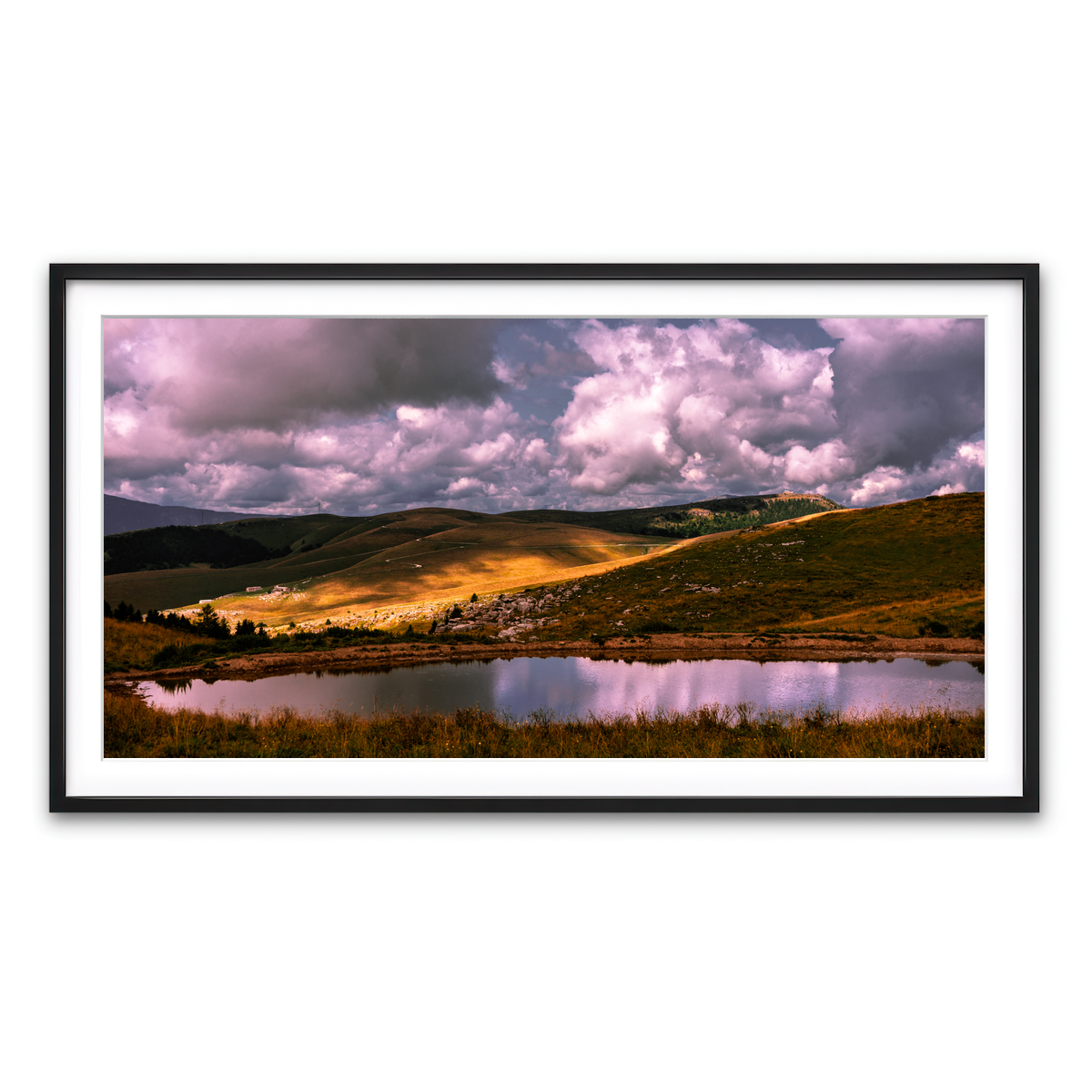 Framed Print 2x1 Black