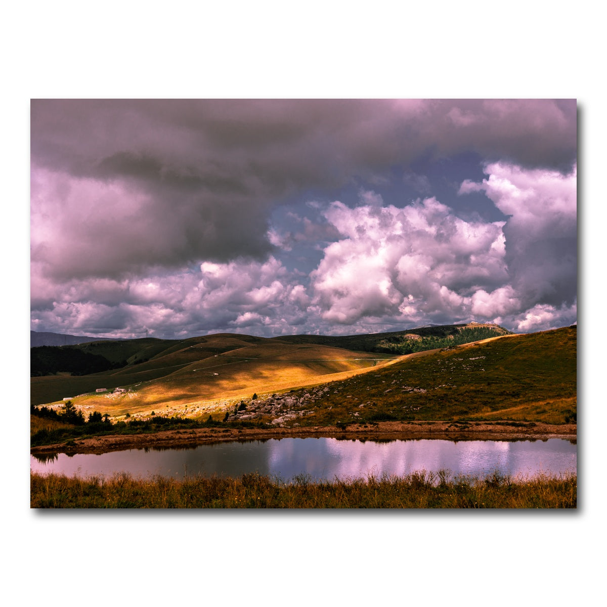 AUTO-MOCKUP WHITE | Lessinia mountains | 1 Piece | Gallery Wrap Canvas | group=4x3