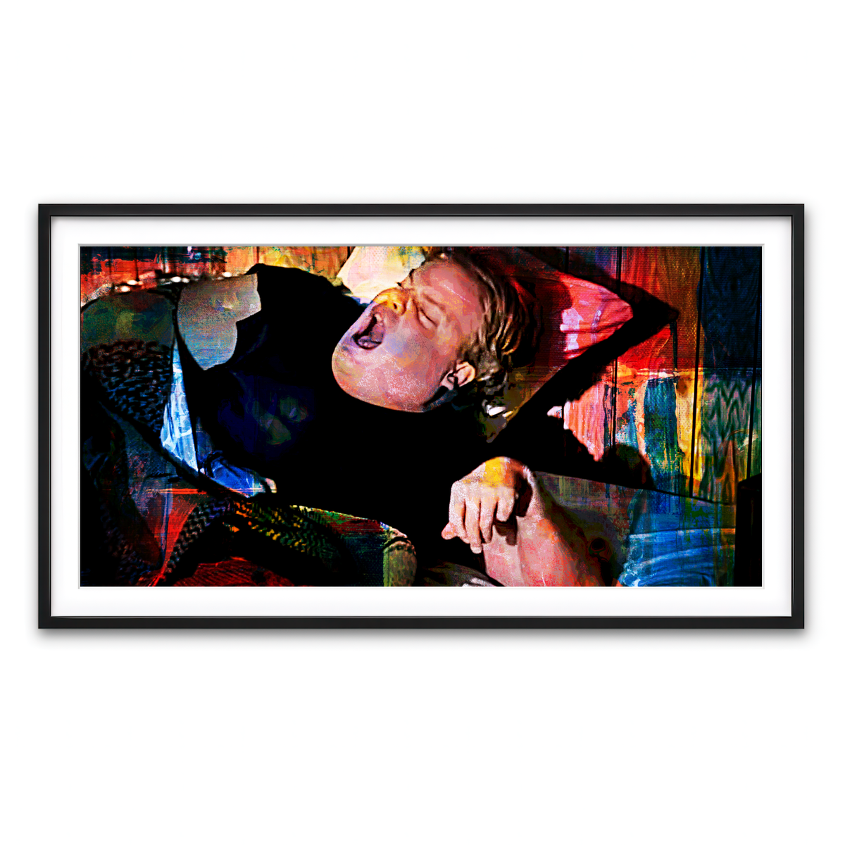 Framed Print 2x1 Black