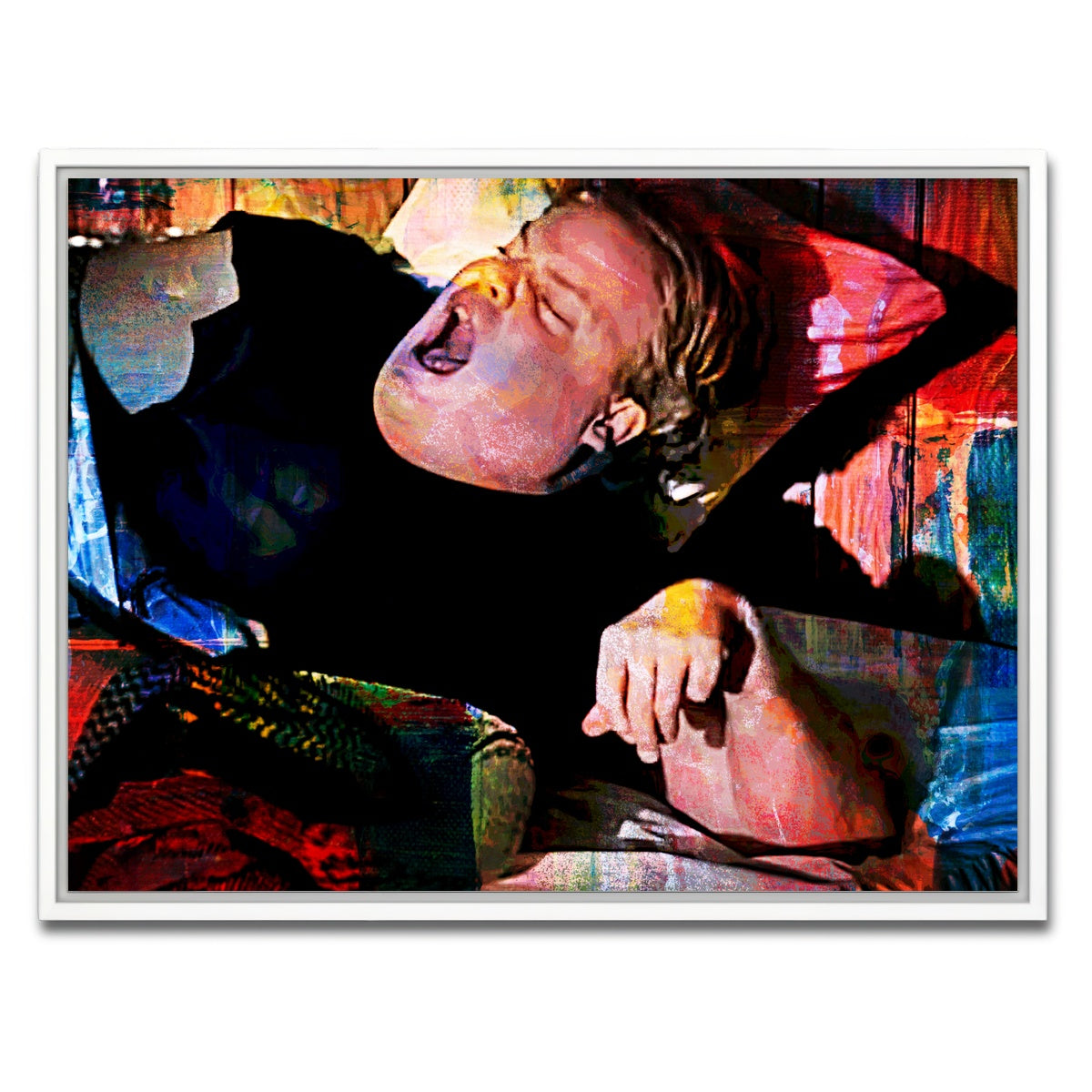 AUTO-MOCKUP WHITE | Let Me Sleep for the Love of God | 1 Piece | White Framed Canvas | group=4x3